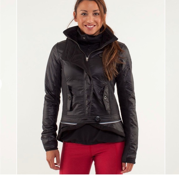 Black lululemon jacket. Rare! EUC! - Picture 3 of 8